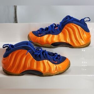 Size 11.5  Nike Air Foamposite ONE " Knicks, rare to find
